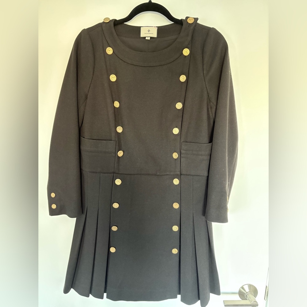 Tuckernuck Black Dress with Gold Accents